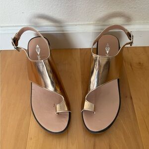 Gold Metallic Women's Sandals
